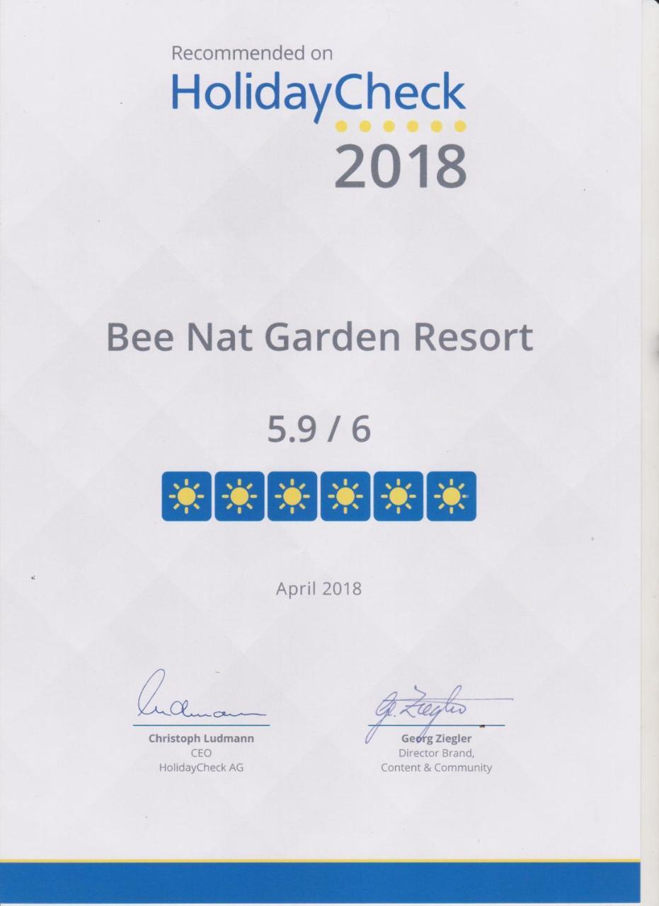 Bee Nat Garden Resort Bang Rak Beach  Exterior foto